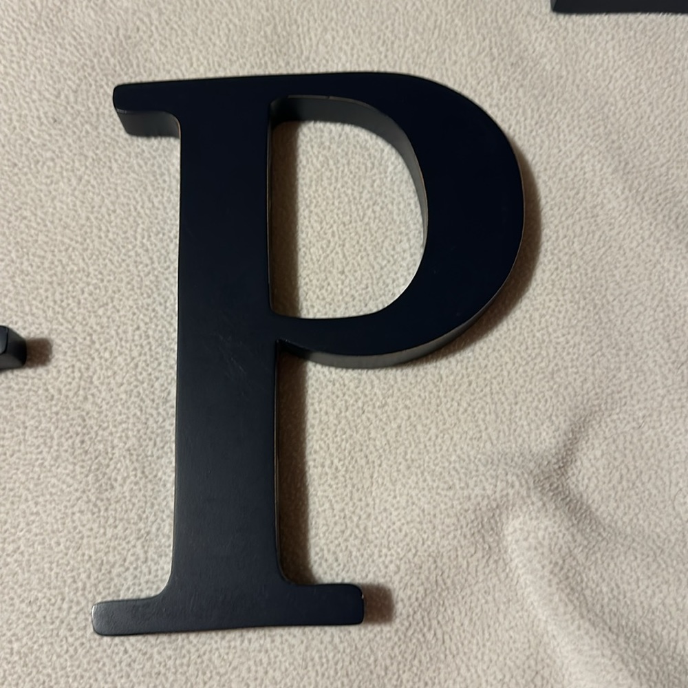 Pottery Barn Kids Navy Blue 8” Letters - Picture 4 of 4